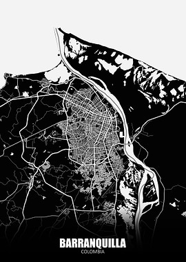 Barranquilla Colombia Map