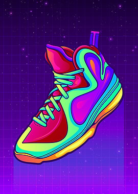 Leb 9 Neon Shoe