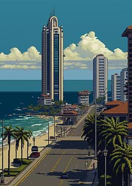 Panama Pixel art