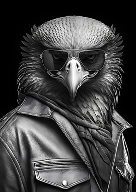 cool eagle modern black