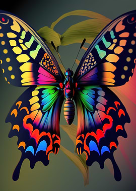 Butterfly colorful
