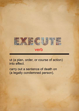 Execute Definition