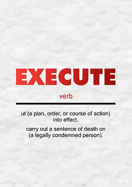 Execute Definition