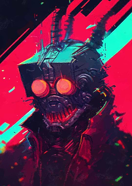 Cyberpunk Horror Monster