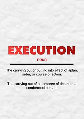 Execution Definition