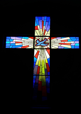 Stained Glass Cross