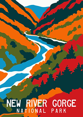 New River Gorge Poster