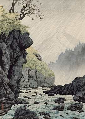 Ukiyo e Evening In Venice