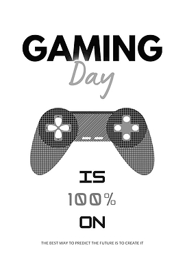 Cyber neon Gaming day