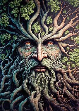 Elemental forest being