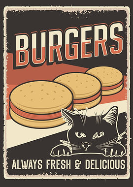 That is my burger says cat