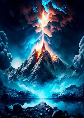 Blue Volcano