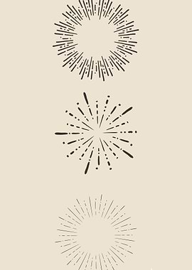 Vintage pattern poster