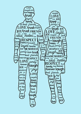 Couple Word Art