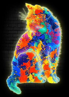 Cat neon