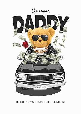 Sugar daddy with rich bear