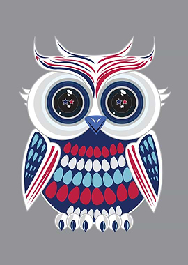 Patriotic Owl