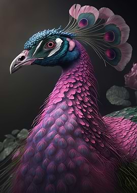 Magnificent peacock