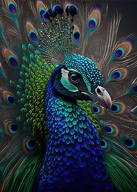 Peacock Animal Colorfull
