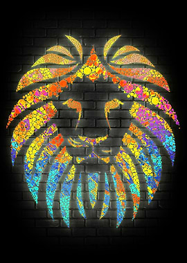 Lion neon