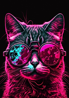 Neon Cat