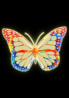 Butterfly neon