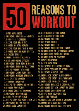 50 Reason to Workout