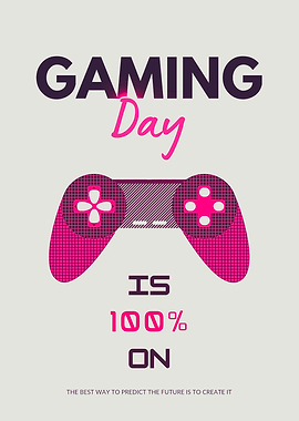 Cyber neon Gaming day