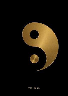 Gold Yin Yang