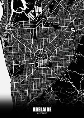 Adelaide Australia Map