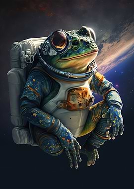 frog space astronaut