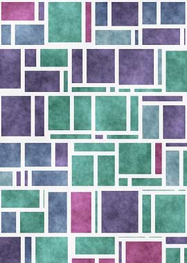 Groovy Jewel Tone Mondrian