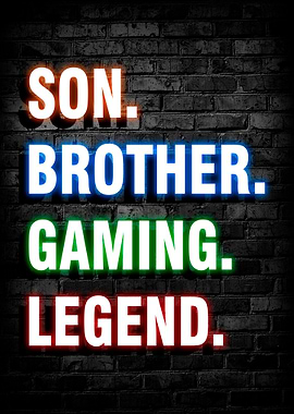 son brother gaming legend