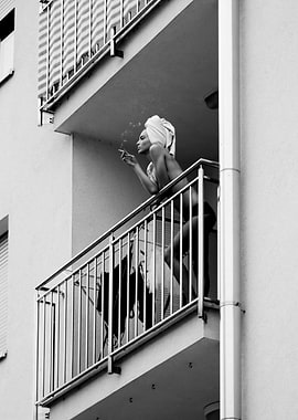 Balcony cigarette