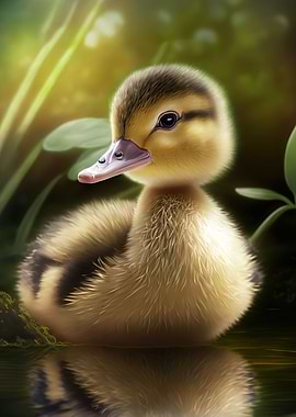 duck cute animal