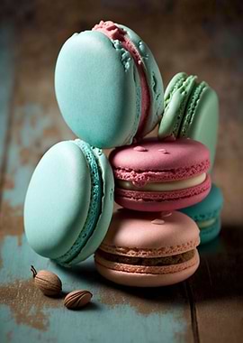 Macarons Baking Bakery