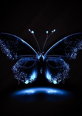 Butterfly Sky Night
