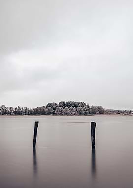 Icy Lake in Naantali