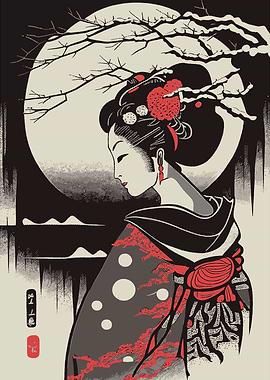 Geisha in the park3