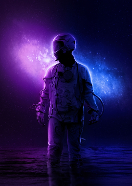 Astronaut In The Sea