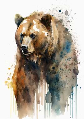 Bear Watercolor