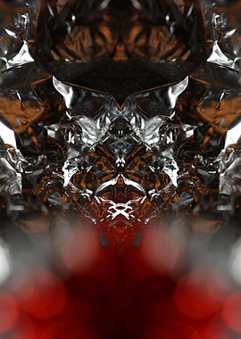 Aluminum foliage close up