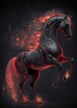 black horse