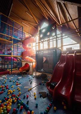 Abandoned playground