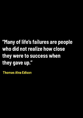 Thomas Alva Edison quotes