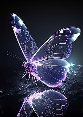 Butterfly Sky Night