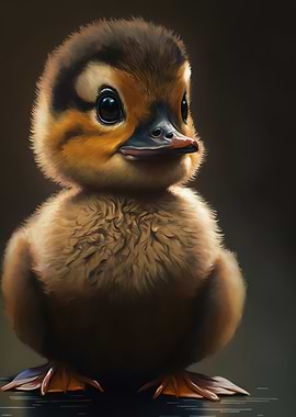duck cute animal
