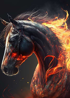 black horse