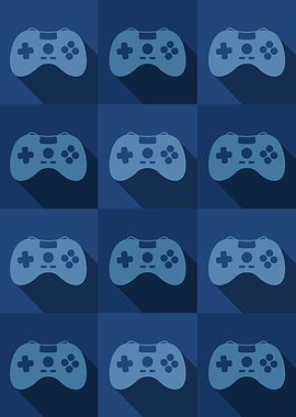 Gamer Controllers Blue