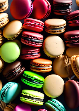 Macarons Baking Bakery
